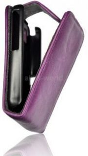 Flip Style Handy Tasche für LG P970 Optimus Black Lila