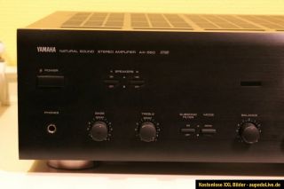 Yamaha 2 Kanal Natural Sound Stereo Verstärker AX 550 Amplifier