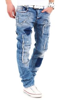 cipo baxx cipo baxx jeans vintage patchwork blau c 955 cipo baxx
