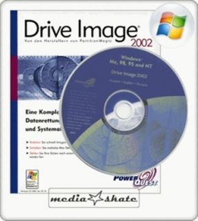 Power Quest Drive Image 2002 Datensicherung Backup Systemrueckstellung