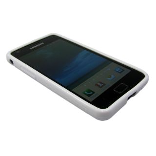 Samsung Galaxy S2 i9100 TPU GEL Silikon hülle Case SII Weiß