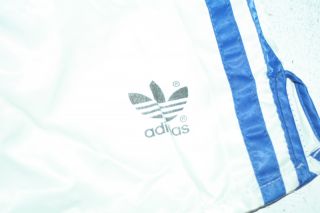 ADIDAS Shiny True Vintage Glanz Sprinter Shorts M nylon 70er 80er blau