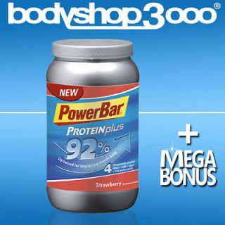 Powerbar (38,60€/kg) Protein Plus 92% Eiweiß 600g Dose +MegaBonus