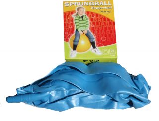 Sprungball Hüpfball Hopperball blau