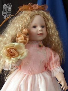 ANASTASIA Puppe Mädchen Kind Blumenmädchen Porzellan 971