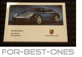 Bedienungsanleitung Wartung Porsche 911 / 996 Carrera NEU