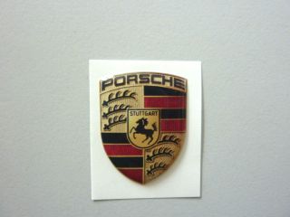 Für Porsche 911 997 991 993 Wappen Aufkleber Stiker Neu