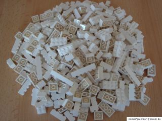 Lego Steine   weiß   100 Stück   verschiedene Größen   NEU TOP