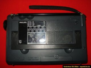 Philips Type D 1875 Transistor Portable Radio World Receiver