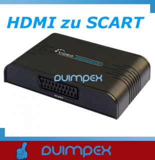 HDMI to Scart Wandler Konverter Wandler HD Receiver zu alte Fernsehen