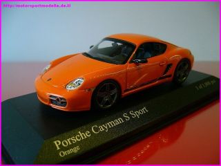 Porsche Cayman S Sport (987) 2008 ORANGE NEU