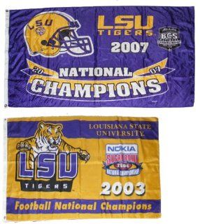 LSU Tigers Football 2003 and 2007 National Championship