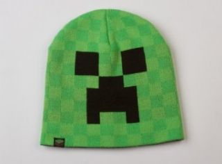 Minecraft Creeper Face Beanie: Clothing