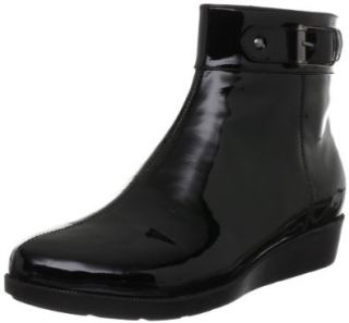Tali.SH.Rainboot Womens Size 7 Black Patent Leather Rain Boots Shoes