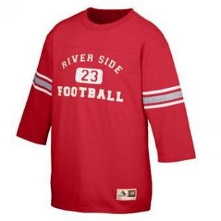 OLD SCHOOL FOOTBALL JERSEY   RED   2XL Clothing