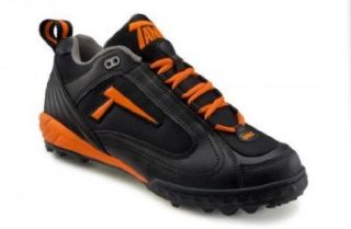 Shoes. Mens Turf Cleats. Black/Black/Orange. RPMTurf_Low_BBO Shoes