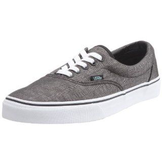 Vans Era Skate Shoes 13 ((Herringbone) Black/True White) Shoes