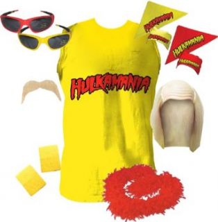 Hulk Hogan Hulkamania Complete Costume Set (Adult Medium