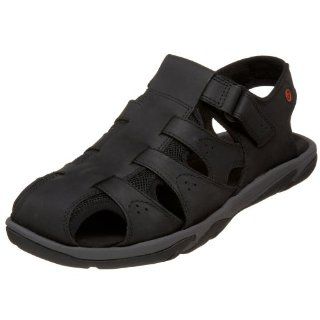 Campolo Mens Italian Leather Fisherman Sandals