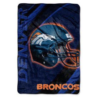 Denver Broncos Fleece Throw Blanket 62 x 90 Sports