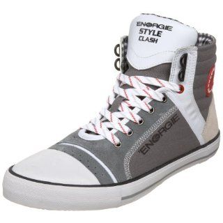 Two Retro High Top Sneaker,Grey White,46 EU (US Mens 12 M): Shoes