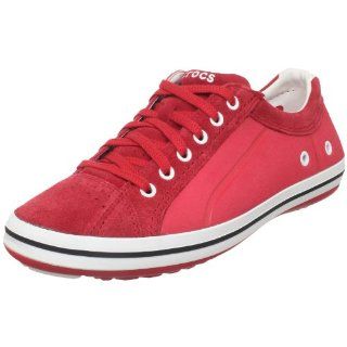 Crocs Mens Devario Sneaker,Red/White,13 M US Shoes