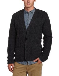 Calvin Klein Jeans Mens Toggle Cable Cardigan Sweater