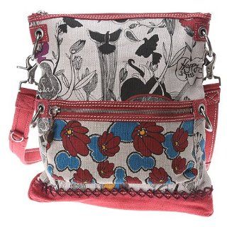 The Sak Pax Eco Crossbody   Peace/Floral Print with Punch Trim: Shoes