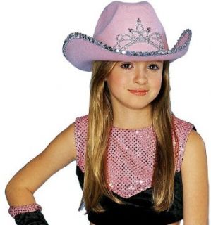 Rhinestone Pink Cowgirl Hat Clothing