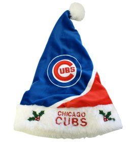 Chicago Cubs Santa Hat   Color Block 2010: Sports