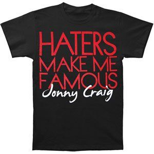 Rockabilia Jonny Craig Haters T shirt Clothing