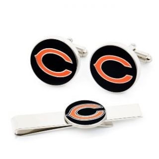 Chicago Bears Cufflinks and Tie Bar Gift Set Clothing