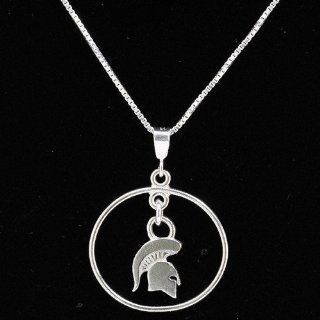 NCAA Dayna U Michigan State Spartans Sterling Silver Open