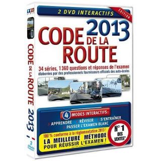 Code de la route 2013 en DVD INTERACTIF pas cher