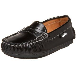 55 Savor Loafer,Black Shiny Leather,22 EU (6 6.5 M US Toddler) Shoes