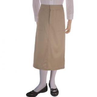 French Toast School Uniforms Long Skirt Girls Khaki 11 Jr