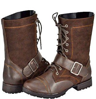  Breckelles Denver 13 Brown Women Riding Boots, 6.5 M US: Shoes