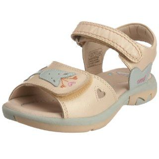 /Little Kid Tabitha Sandal,Cream/Mist,24 EU (US Toddler 8 M): Shoes