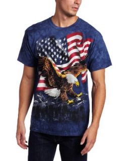 The Mountain Mens Eagle Talon Flag Shirt: Clothing