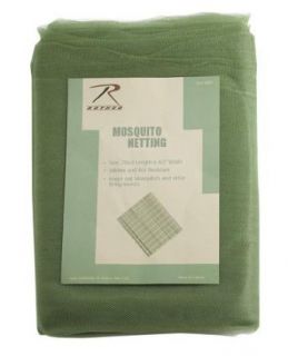 Olive Drab Military GI Style Mosquito Netting, 20 Yards x