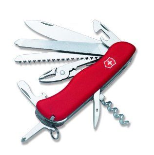 Victorinox Swiss Army Tradesman Pocket Knife (Red): Sports
