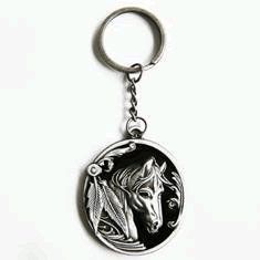 Western Native American Indian Horse Key Ring: Clothing