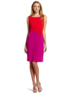 Jones New York Womens Color Block Dress, Multi, Small