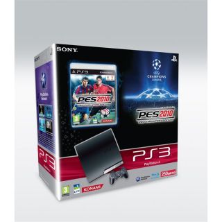 Pack console Sony PS3 Slim 250 Go + PES 2010   Achat / Vente