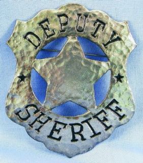 Deputy Sheriff Costume Pin Badge Select Size One Size