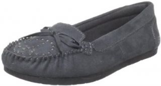 Skechers Womens Peace Sign Moccasin,Charcoal,6.5 M US: Shoes