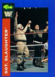1991 Classic WWF Wrestling Card #97  Sgt. Slaughter