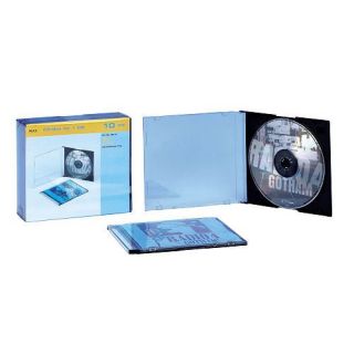 10 B, 5,2 mm, 10 pack   Super Slim CD Cases, BECO 452.10 B, 5,2 mm, 10