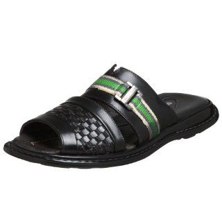 Bacco Bucci Mens Nash Sandal,Black,8 D US: Shoes