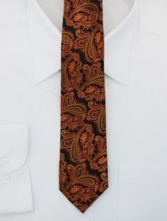 Paul Malone Slim Tie . 100% Silk . Woven . 2.5 wide